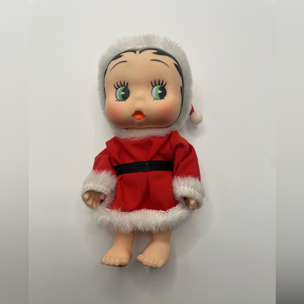 Vintage Betty Boop Doll in Red Santa Outfit by Presents Hamilton Gifts 1990